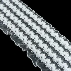 Elástico Plisado Bordado 5,5cm 5 Elástico Plisado Bordado 5,5cm -Merceria Botton elastico plisado bordado 55mm 1