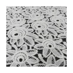 Encaje Guipur Blanco Floral 40cm 5 Encaje Guipur Blanco Floral 40cm -Merceria Botton encaje guipur blanco floral 40cm 1