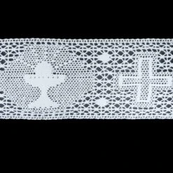 Entredós Bolillo Con Cáliz Y Cruz 9cm. Conjunto 1