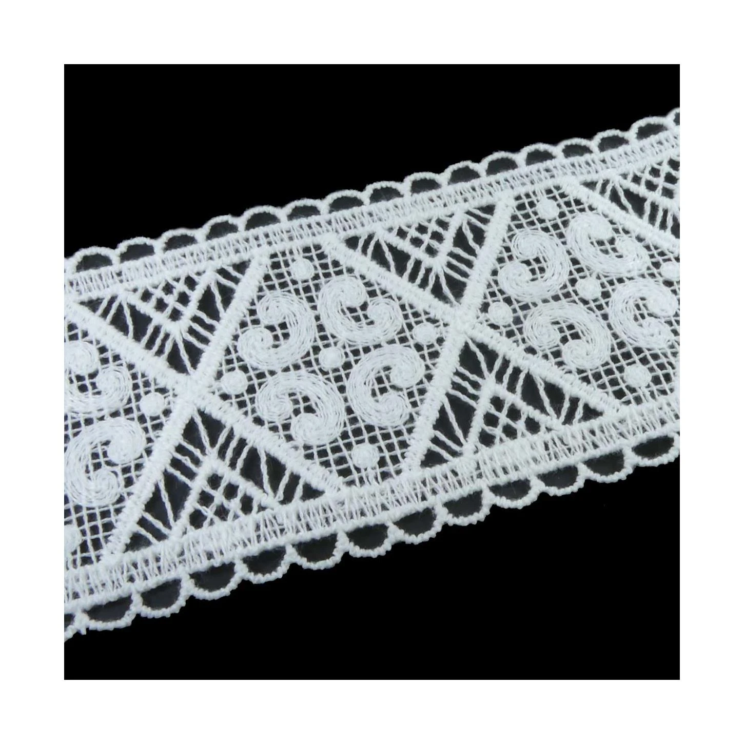 Entredós Bolillo Inglés Blanco 80mm 4 Entredós Bolillo Inglés Blanco 80mm - Imagen 2