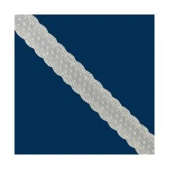 Entredós Bordado Algodón Beig 25mm. Conjunto 11