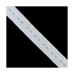 Entredós Bordado Algodón Blanco 18mm. Peces