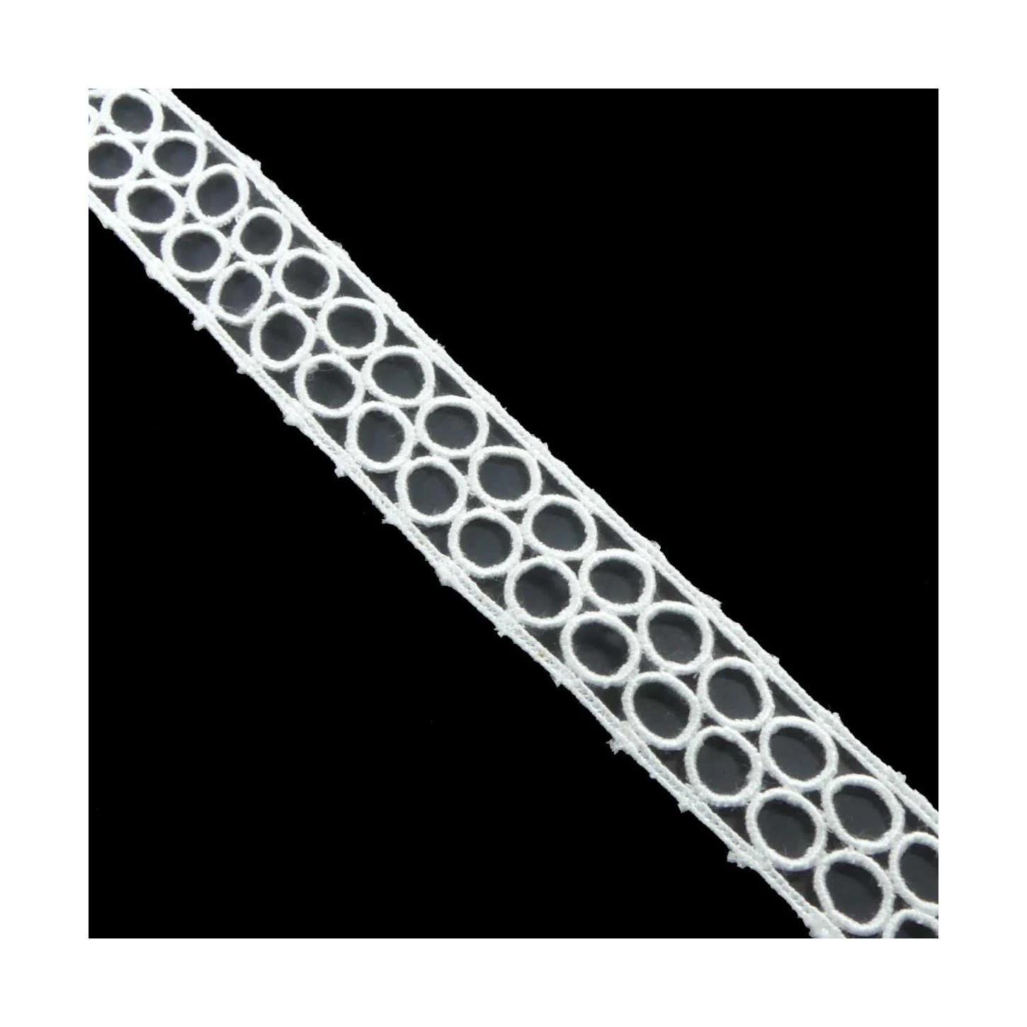 Entredós De Guipur Blanco 2cm Aros. Conjunto 1 4 Entredós De Guipur Blanco 2cm Aros. Conjunto 1 - Imagen 2