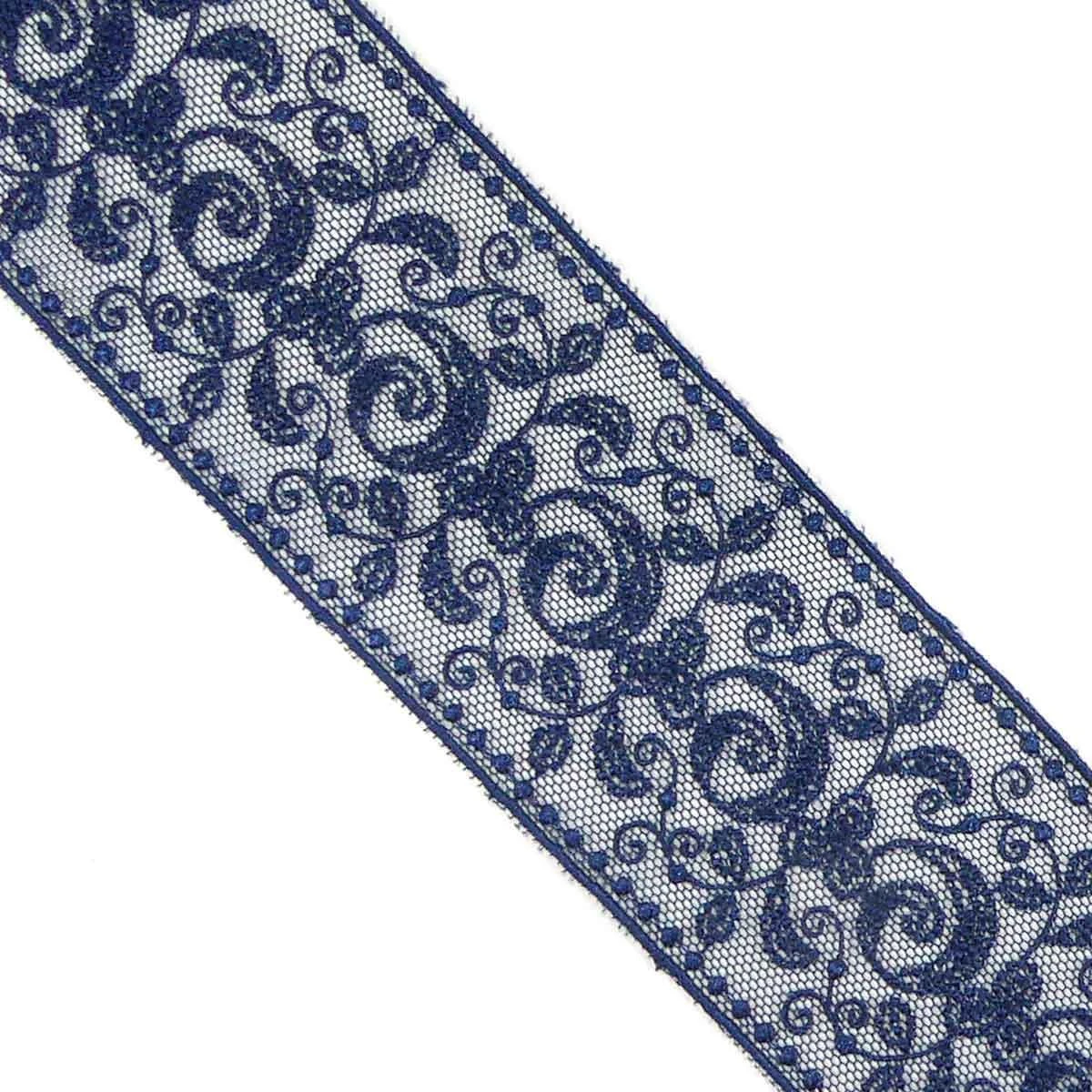 Entredós De Tul Bordado 5cm 3 Entredós De Tul Bordado 5cm