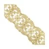 Entredós De Tul Bordado Dorado 7cm. Conjunto 7