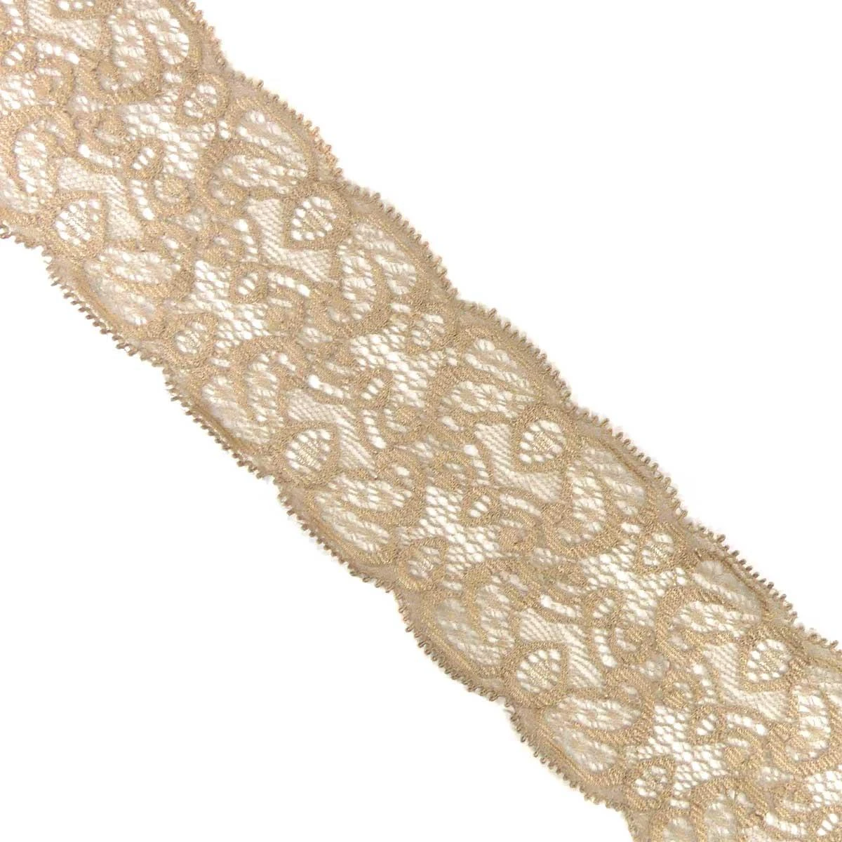 Entredós Encaje Elástico 6cm. Colores 3 Entredós Encaje Elástico 6cm. Colores