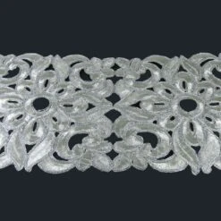 Galón O Entredós De Guipur 12,5cm. Oro Y Plata 5 Galón O Entredós De Guipur 12,5cm. Oro Y Plata -Merceria Botton entredos guipur 125mm 1