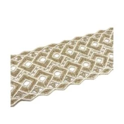 Entredós Guipur Marfil Y Oro 7cm. Rombos 5 Entredós Guipur Marfil Y Oro 7cm. Rombos -Merceria Botton entredos guipur marfil y oro 7cm rombos 1