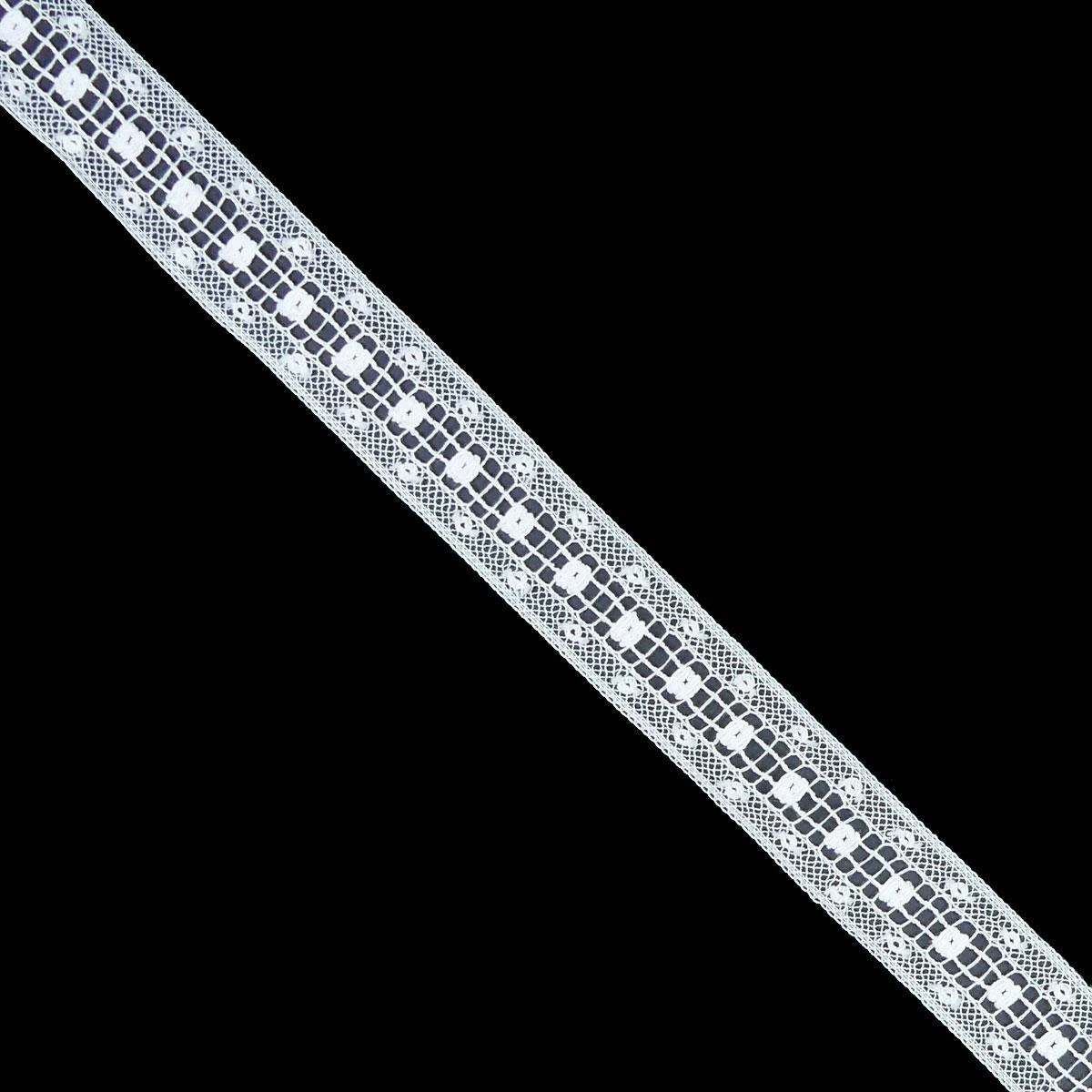 Entredós Valencienne Blanco 1,8cm. Enrejado 3 Entredós Valencienne Blanco 1,8cm. Enrejado