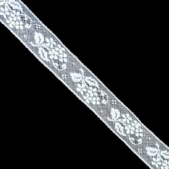 Entredós Valencienne Blanco 2cm. Conjunto 5