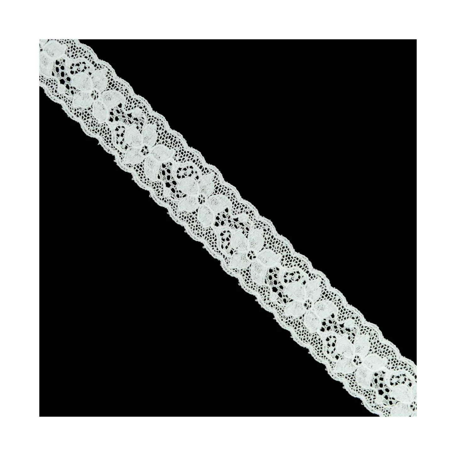 Entredós Valencienne Flor Blanco 2,5cm. Conjunto 20 3 Entredós Valencienne Flor Blanco 2,5cm. Conjunto 20