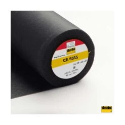 Entretela Fina Termoadhesiva Negra 90cm