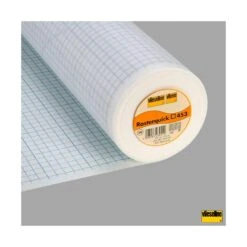 Entretela Para Patchwork Con Cuadrícula 90cm. Blanco