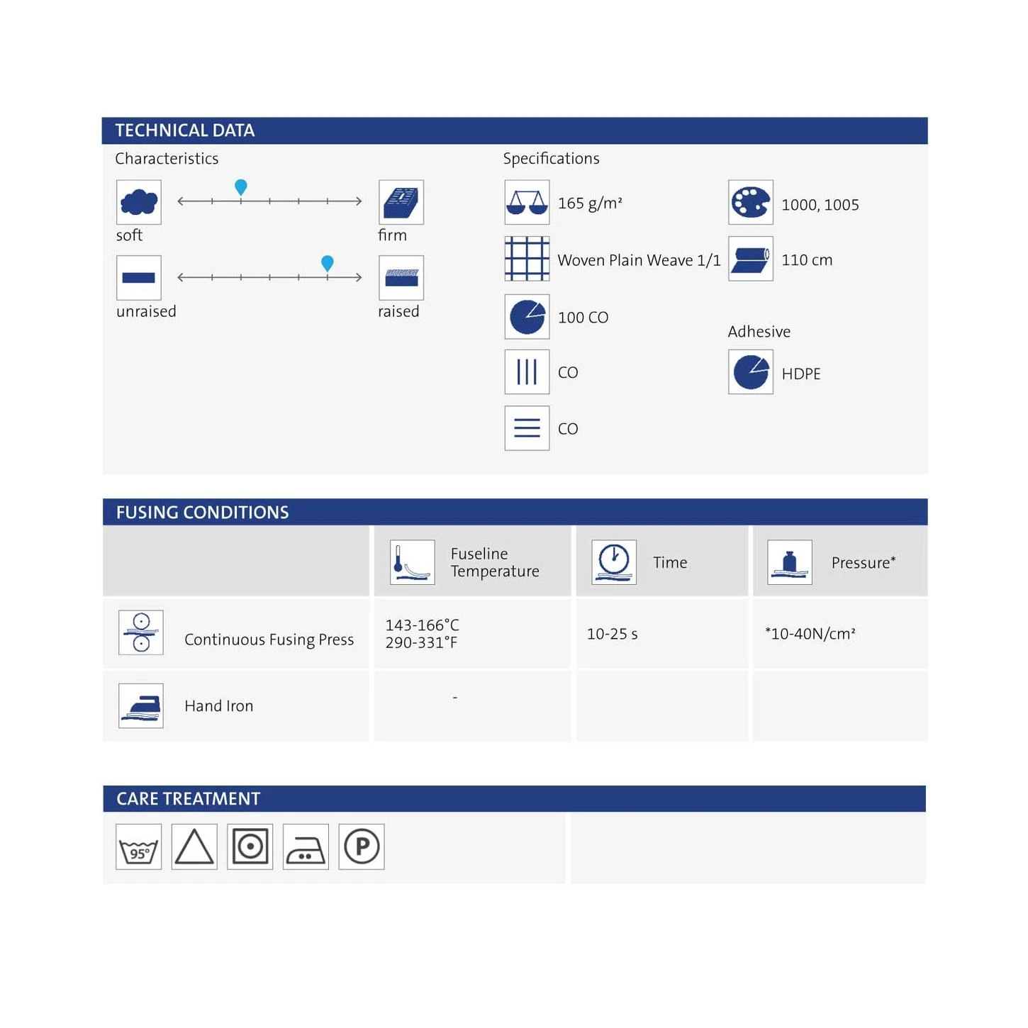Entretela Termoadhesiva Gruesa. Blanco 5 Entretela Termoadhesiva Gruesa. Blanco - Imagen 3