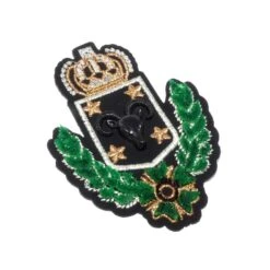 Escudo Termo Bordado Carnero Y Corona -Merceria Botton escudo termo bordado carnero y corona 1