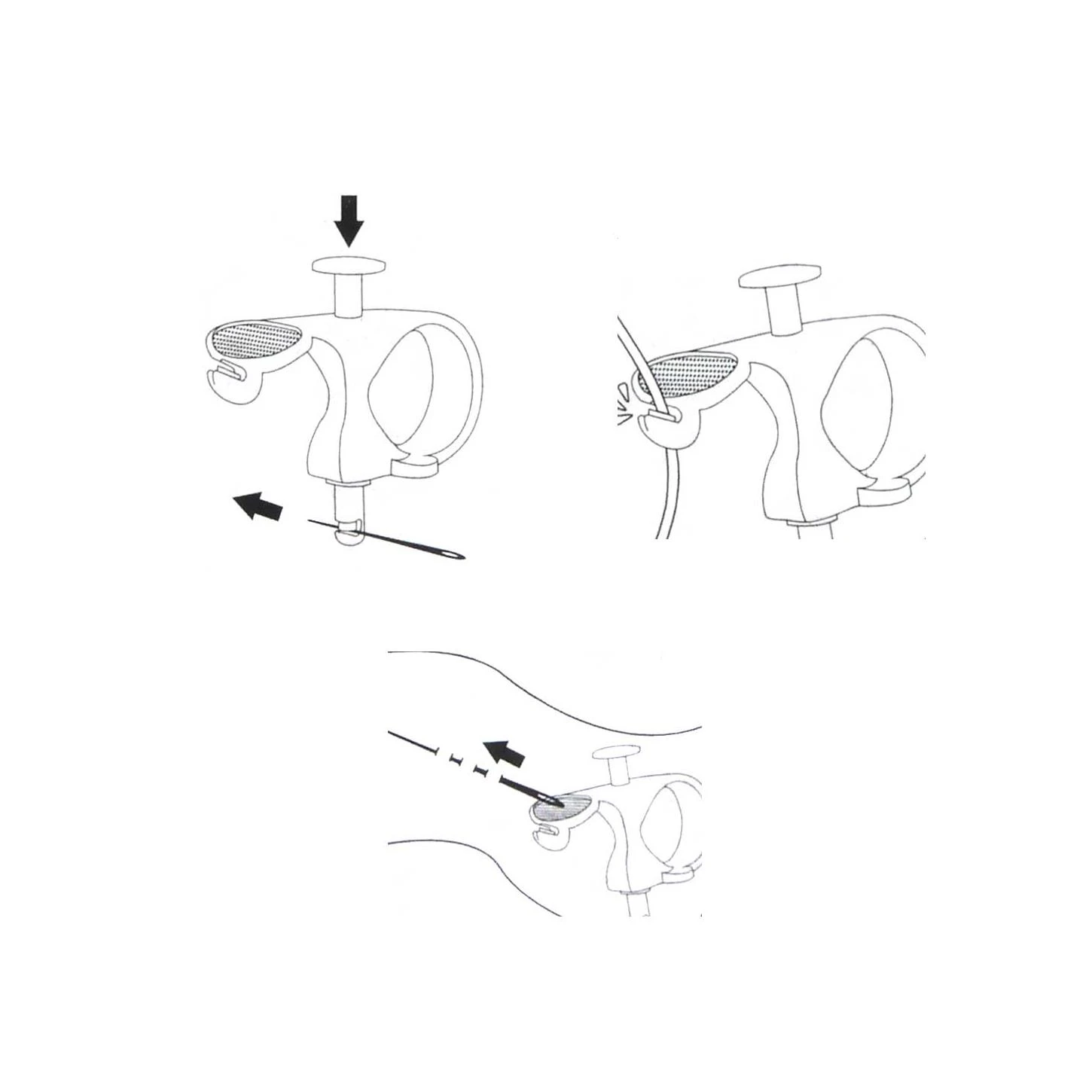 Estira Aguja Con Cortador Hilo 4 Estira Aguja Con Cortador Hilo - Imagen 2