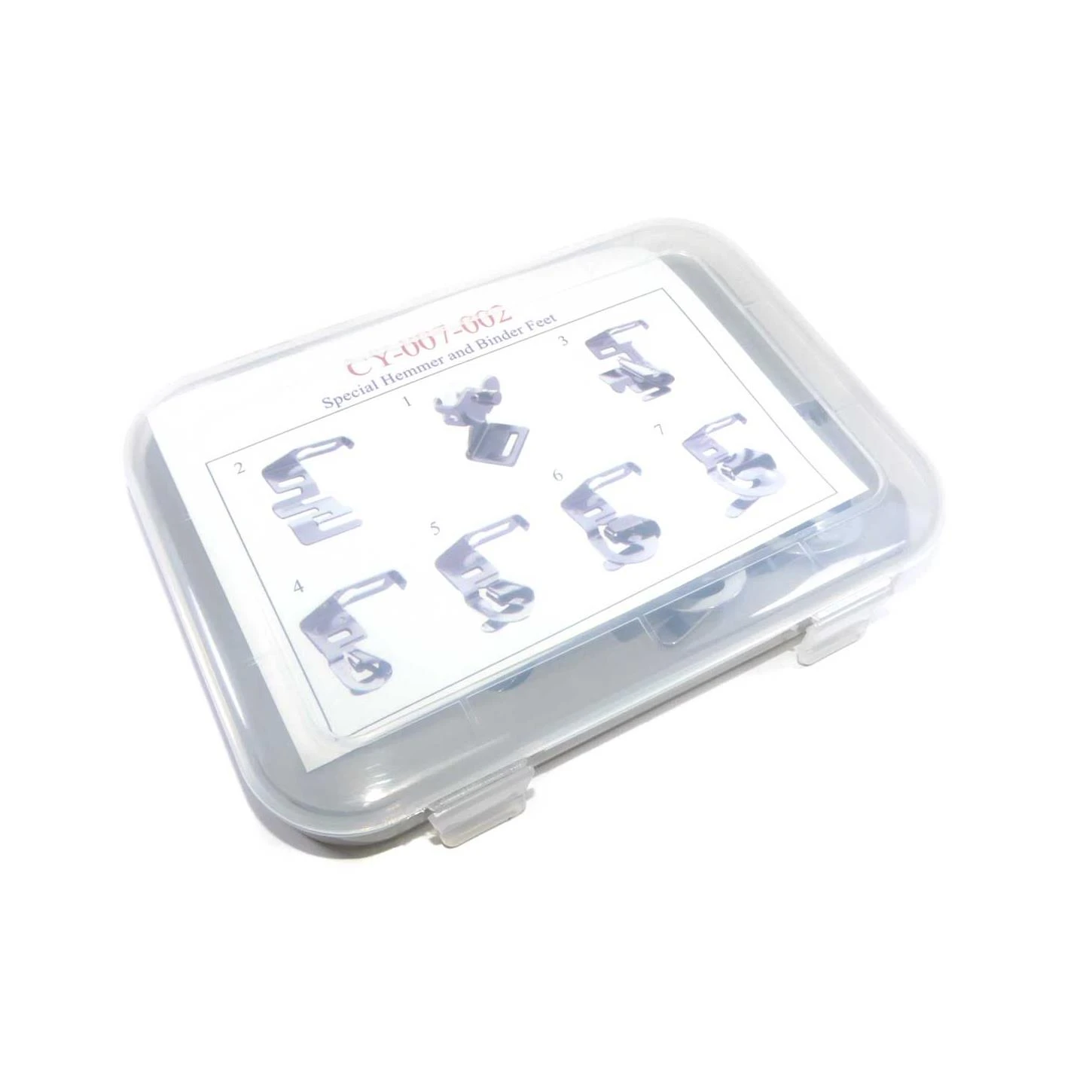 Estuche 7 Prensatelas Para Coser Vivos 4 Estuche 7 Prensatelas Para Coser Vivos - Imagen 2