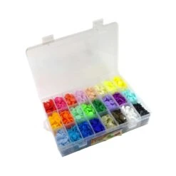 Estuche Con 360 Juegos De Snaps De Colores 12mm