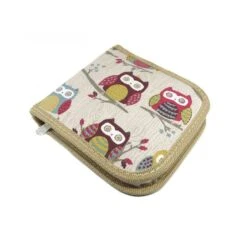 Estuche Costurero Para Viaje. Búhos