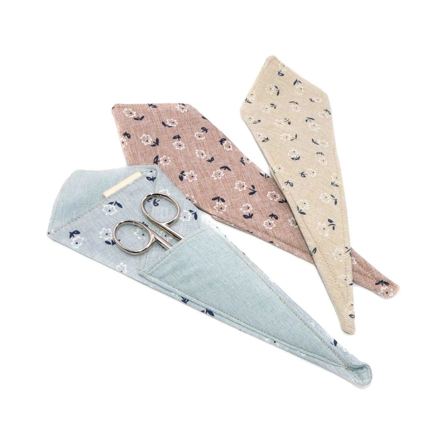 Estuche Porta Tijeras Estampado Flores 3 Estuche Porta Tijeras Estampado Flores