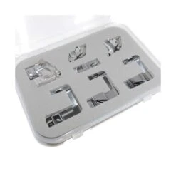 Estuche Prensatelas Y Adaptadores Para Dobladillos