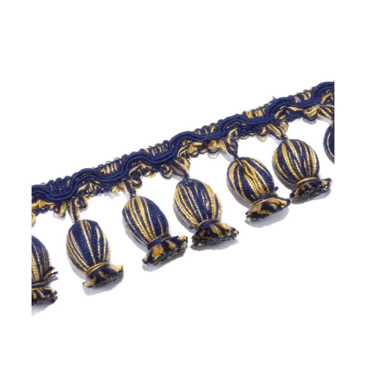 Fleco Bellotas Bicolor 6cm. Varias Combinaciones 4 Fleco Bellotas Bicolor 6cm. Varias Combinaciones - Imagen 2