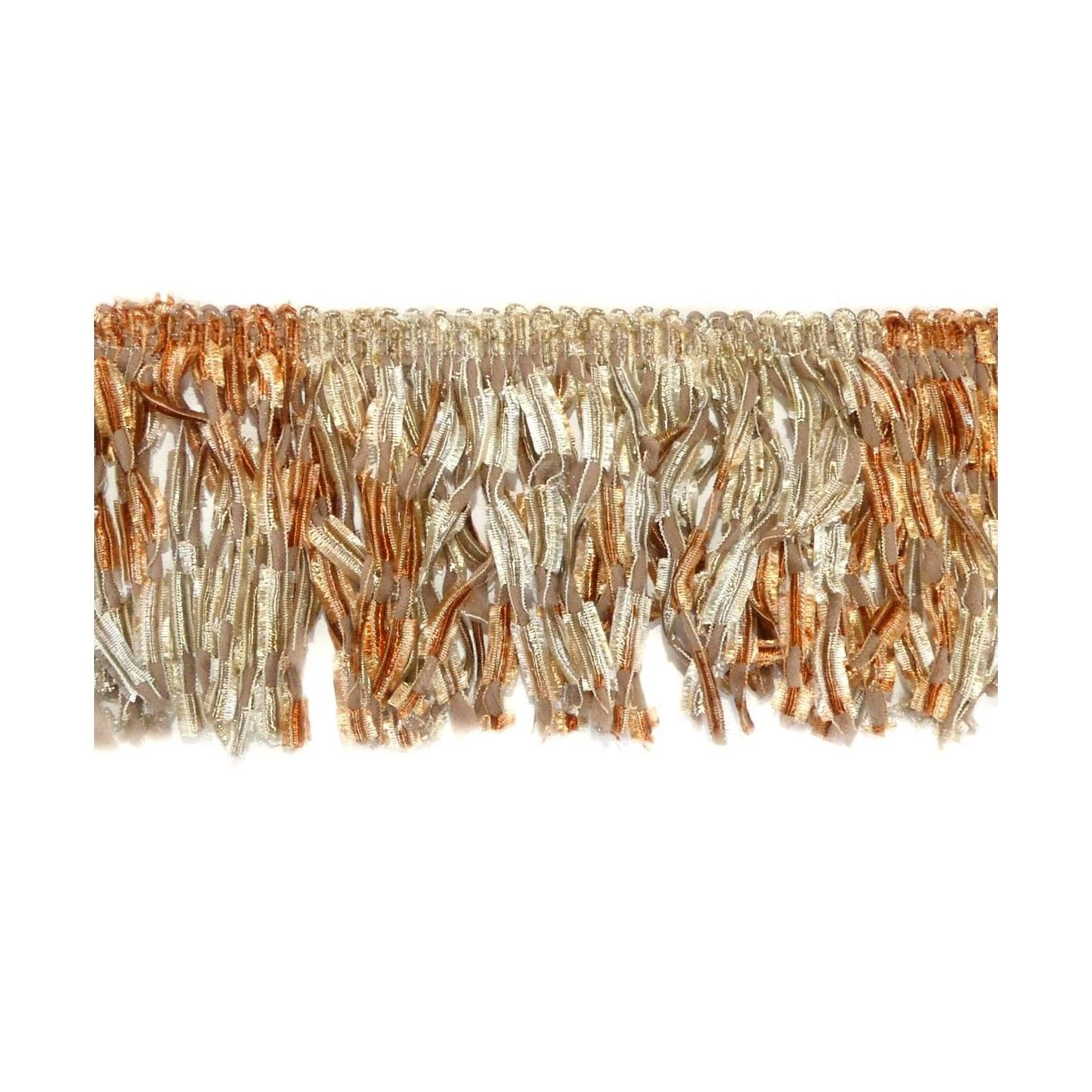 Fleco Con Cintas De Terciopelo 8cm. Negro Y Marrón 3 Fleco Con Cintas De Terciopelo 8cm. Negro Y Marrón