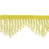 Fleco Cristales Y Galón 7,5cm. Amarillo 1 Fleco Cristales Y Galón 7,5cm. Amarillo -Merceria Botton fleco cristales y galon 75mm varios colores