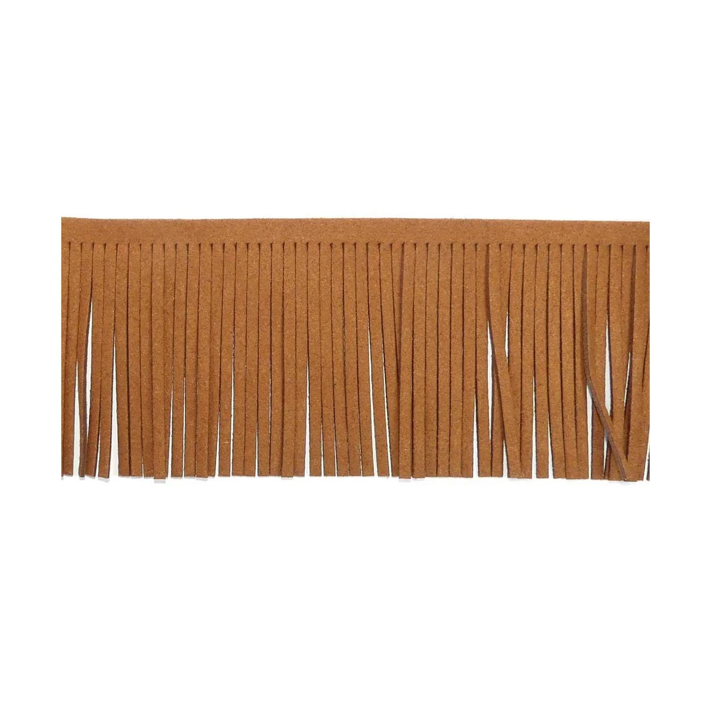 Fleco De Antelina Gruesa 7cm. Marrón Claro 3 Fleco De Antelina Gruesa 7cm. Marrón Claro