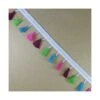 Fleco De Borlas Multicolor 3,5cm -Merceria Botton fleco de borlas multicolor 35cm