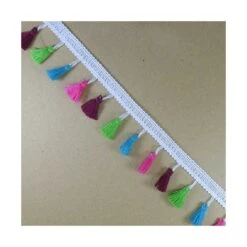 Fleco De Borlas Multicolor 3,5cm