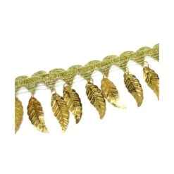 Fleco De Hojas Metalizado 45mm. Varios Colores 5 Fleco De Hojas Metalizado 45mm. Varios Colores -Merceria Botton fleco de hojas metalizado 45mm 1