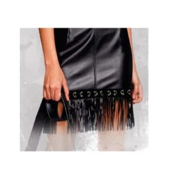 Fleco De Imipiel Negro Con Galón De Ollaos 15cm -Merceria Botton fleco de imipiel negro con galon de ollaos 15cm 1