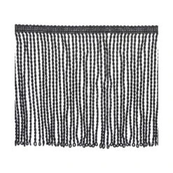 Fleco De Lamé Rapacejo 20cm. Negro