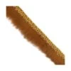 Fleco De Pelo De Conejo Con Galón Lamé 4cm. Naranja -Merceria Botton fleco de pelo de conejo con galon lame 4cm naranja2