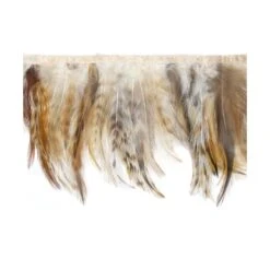 Fleco De Plumas 11-13cm. Color Natural