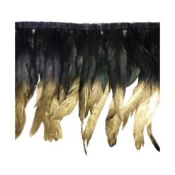 Fleco De Plumas Con Dorado 21-24cm