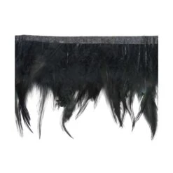 Fleco De Plumas Negro 10-13cm