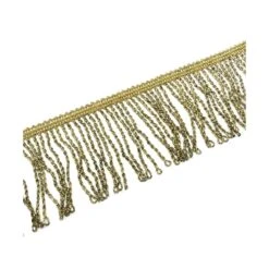 Fleco De Rapacejo Metalizado Oro Viejo 5cm 5 Fleco De Rapacejo Metalizado Oro Viejo 5cm -Merceria Botton fleco de rapacejo metalizado oro viejo 5cm 1