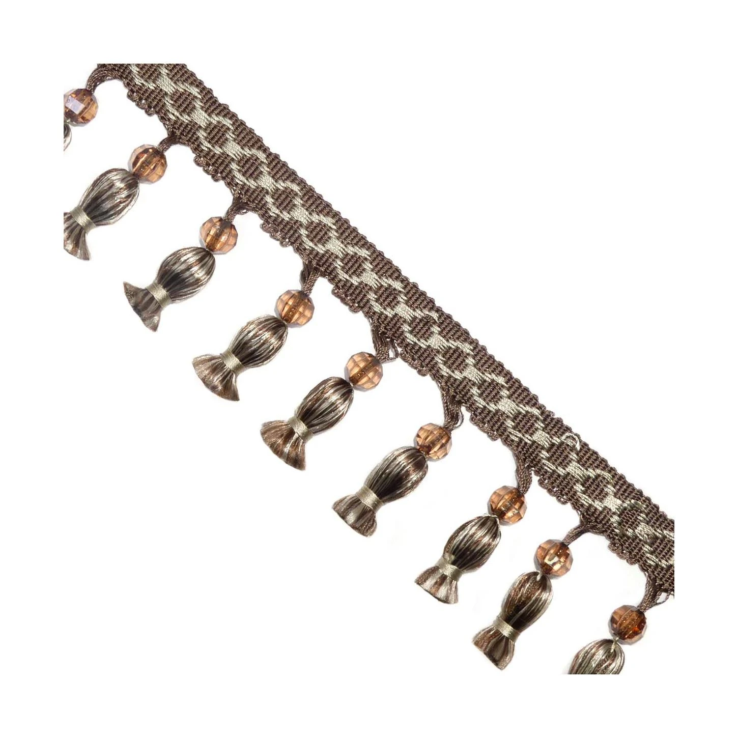 Fleco Decoración Seda Con Abalorio 7 Cm. Varios Colores 3 Fleco Decoración Seda Con Abalorio 7 Cm. Varios Colores