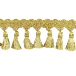 Fleco Dorado Con Borlas 7,5cm