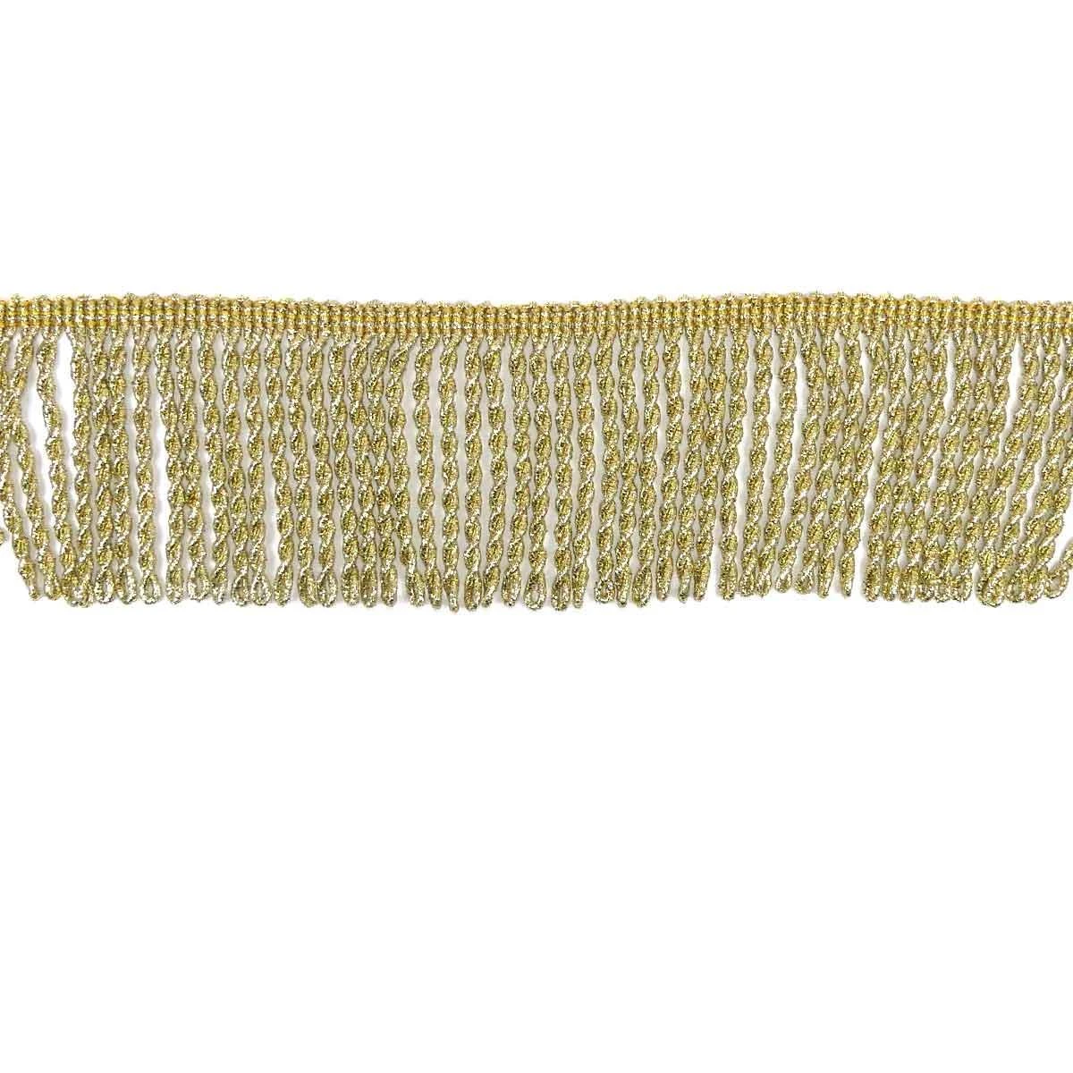 Fleco Dorado De Rapacejo 4cm. Con Movimiento 3 Fleco Dorado De Rapacejo 4cm. Con Movimiento