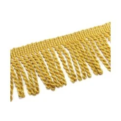 Fleco Dorado De Rapacejo Semigrueso 6cm -Merceria Botton fleco dorado de rapacejo semigrueso 6cm 1