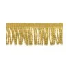 Fleco Dorado De Rapacejo Semigrueso 6cm -Merceria Botton fleco dorado de rapacejo semigrueso 6cm