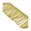 Fleco Dorado Fino De Rapacejo 3,5cm. Sin Movimiento -Merceria Botton fleco dorado fino de rapacejo 35mm sin movimiento