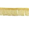 Fleco Dorado Metálico 4cm -Merceria Botton fleco dorado metalico 4cm