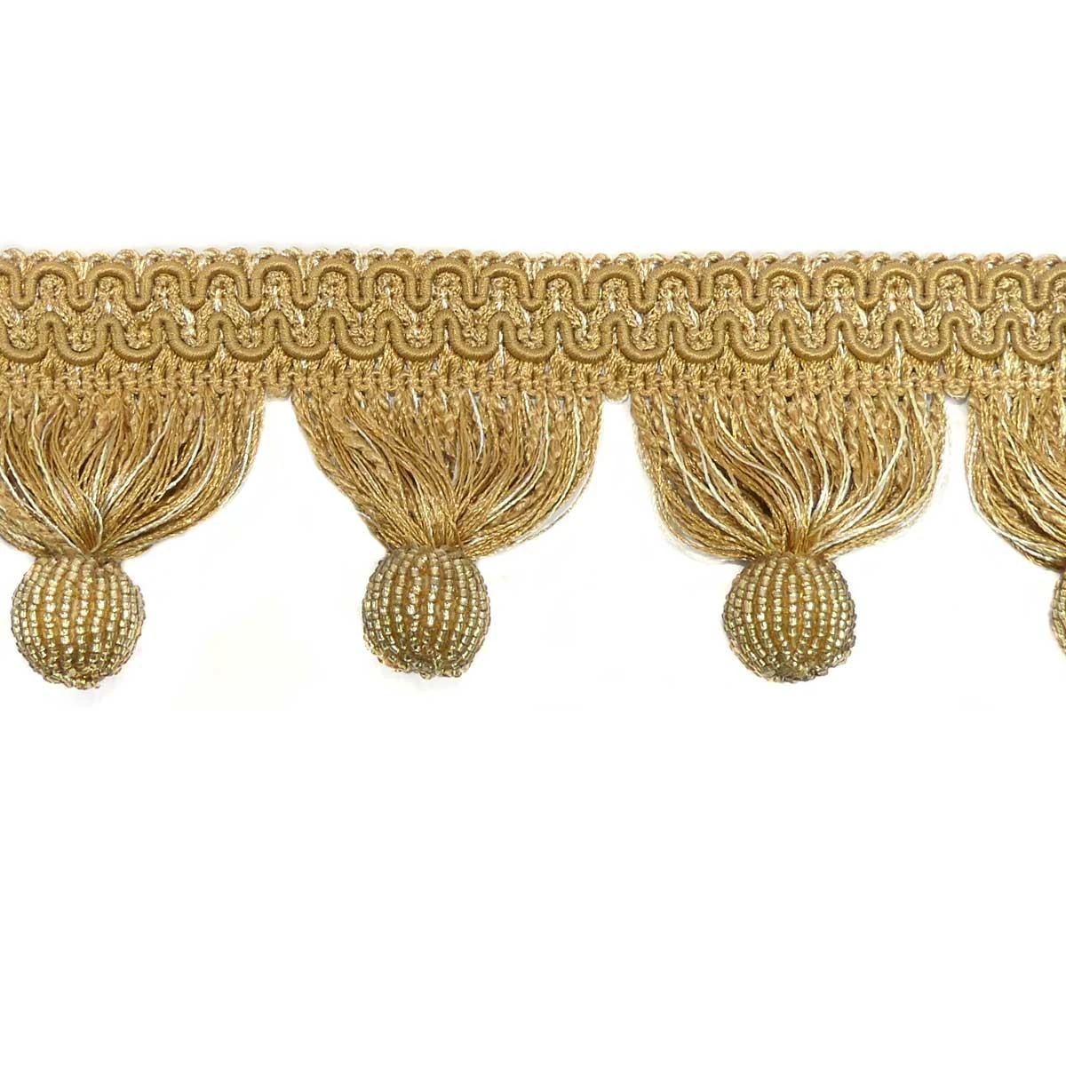 Fleco Madroños De Rocalla 7cm 3 Fleco Madroños De Rocalla 7cm