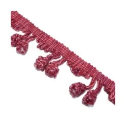 Fleco Madroños Con Forma De Moras Granate 35mm -Merceria Botton fleco madronos forma moras granate 35mm 1