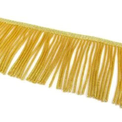 Fleco Metálico Dorado De 8cm 5 Fleco Metálico Dorado De 8cm -Merceria Botton fleco metalico dorado de 8cm 1
