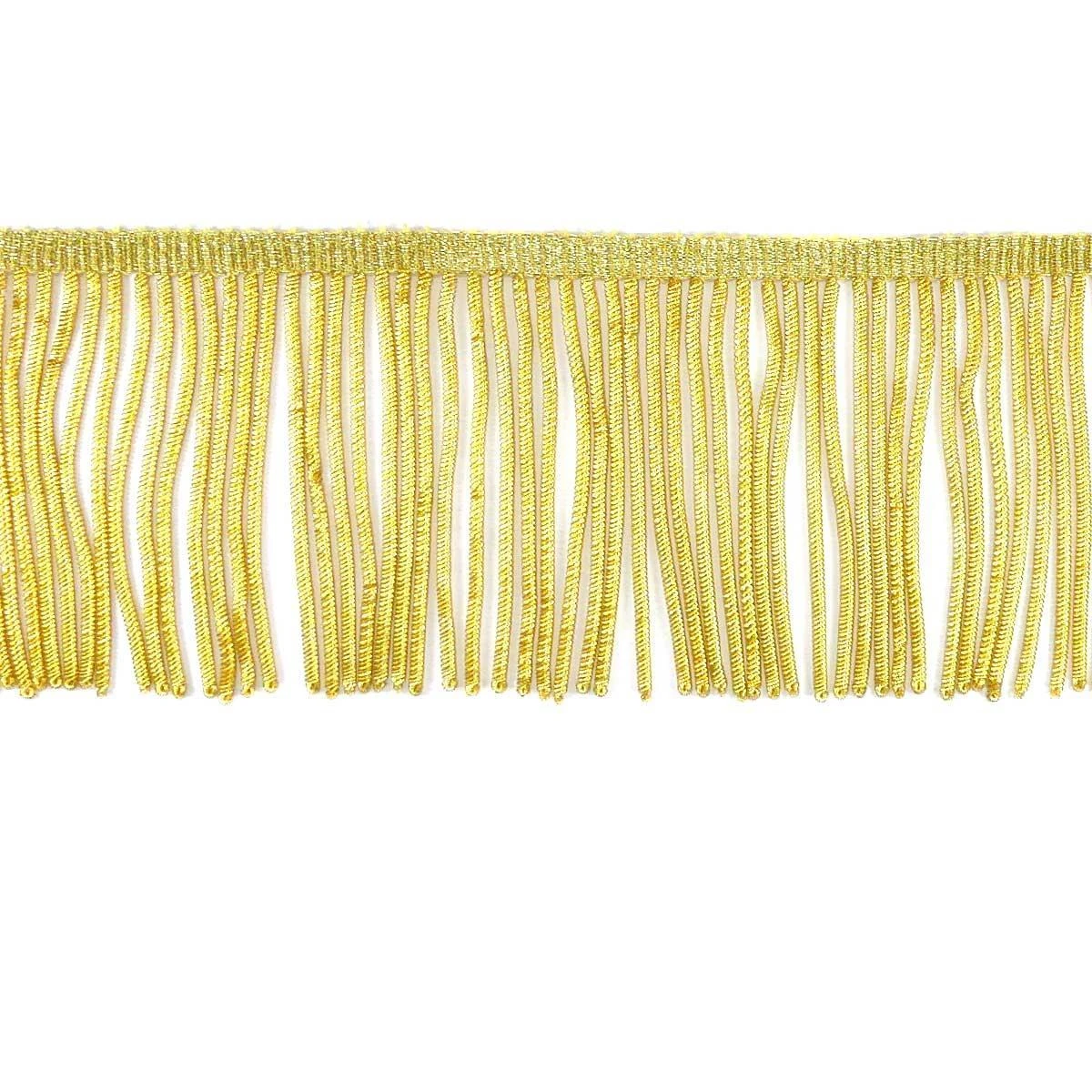 Fleco Metálico Dorado De 8cm 3 Fleco Metálico Dorado De 8cm